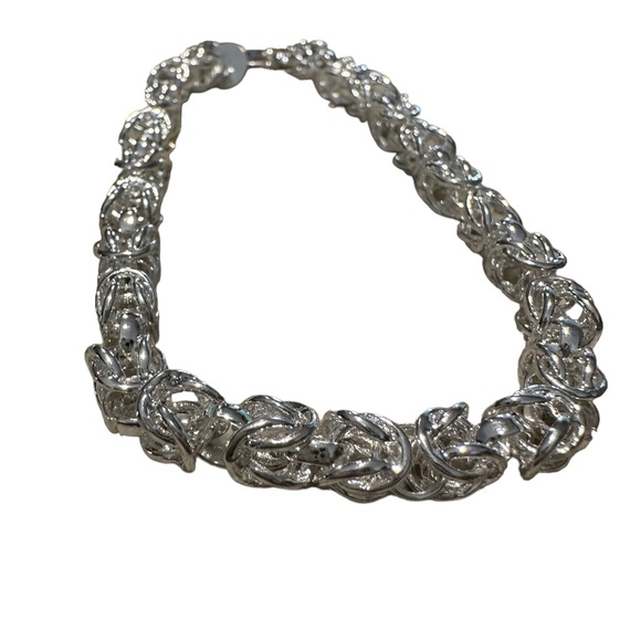 Twisted Metal Silver Stackable Bracelet - Picture 5 of 5